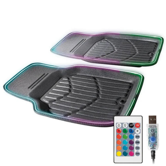 Universal rgb car rubber floor mats (Front driver and passenger side only)